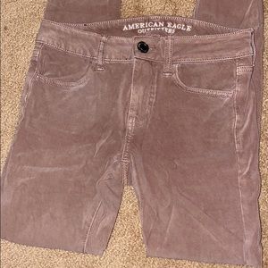 American Eagle Mauve Jeggings